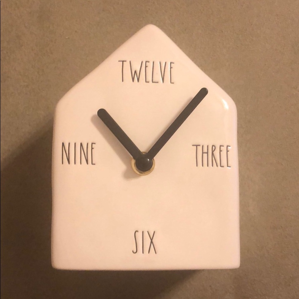 Rae Dunn Numerical Birdhouse Clock